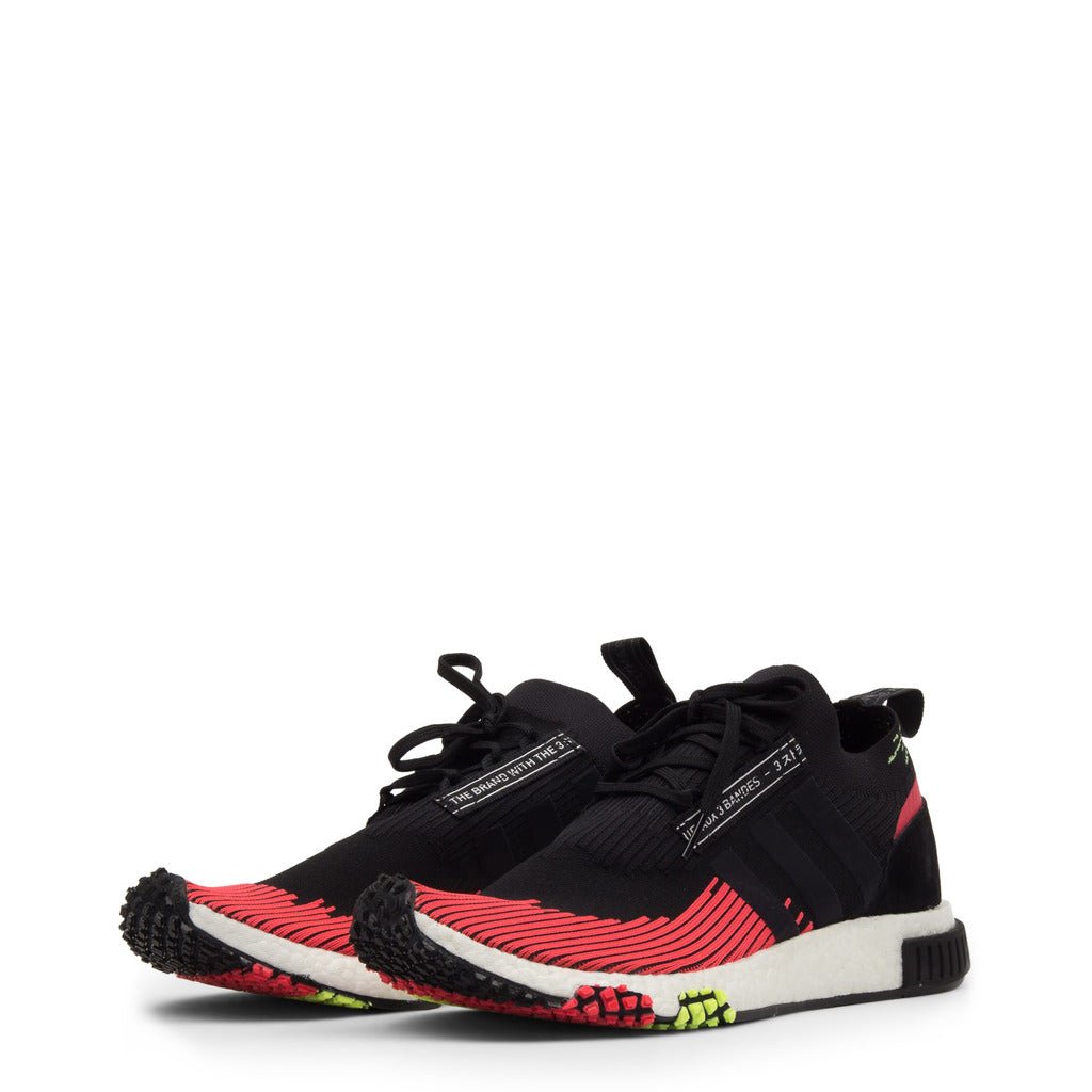 Adidas Originals NMD_RACER Primeknit Core Black Men's Running Shoes BD7728 - Becauze