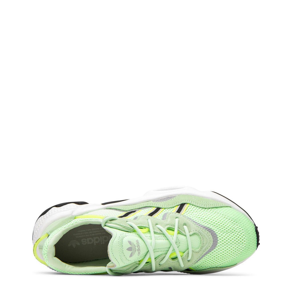 Adidas Originals Ozweego Glow Green/Core Black/Solar Yellow Shoes EE6466 - Becauze