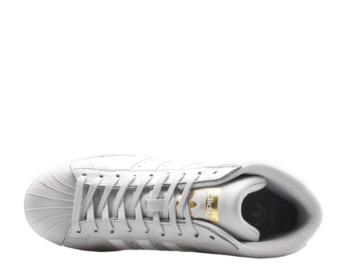 Adidas Originals Pro Model J Grey/White/Gold Big Kids Basketball Shoes CG5075 - Becauze