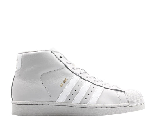 Adidas Originals Pro Model J Grey/White/Gold Big Kids Basketball Shoes CG5075 - Becauze