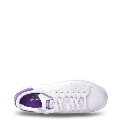 Adidas Originals Stan Smith Cloud White/Active Purple Women's Shoes EE5864 - Becauze