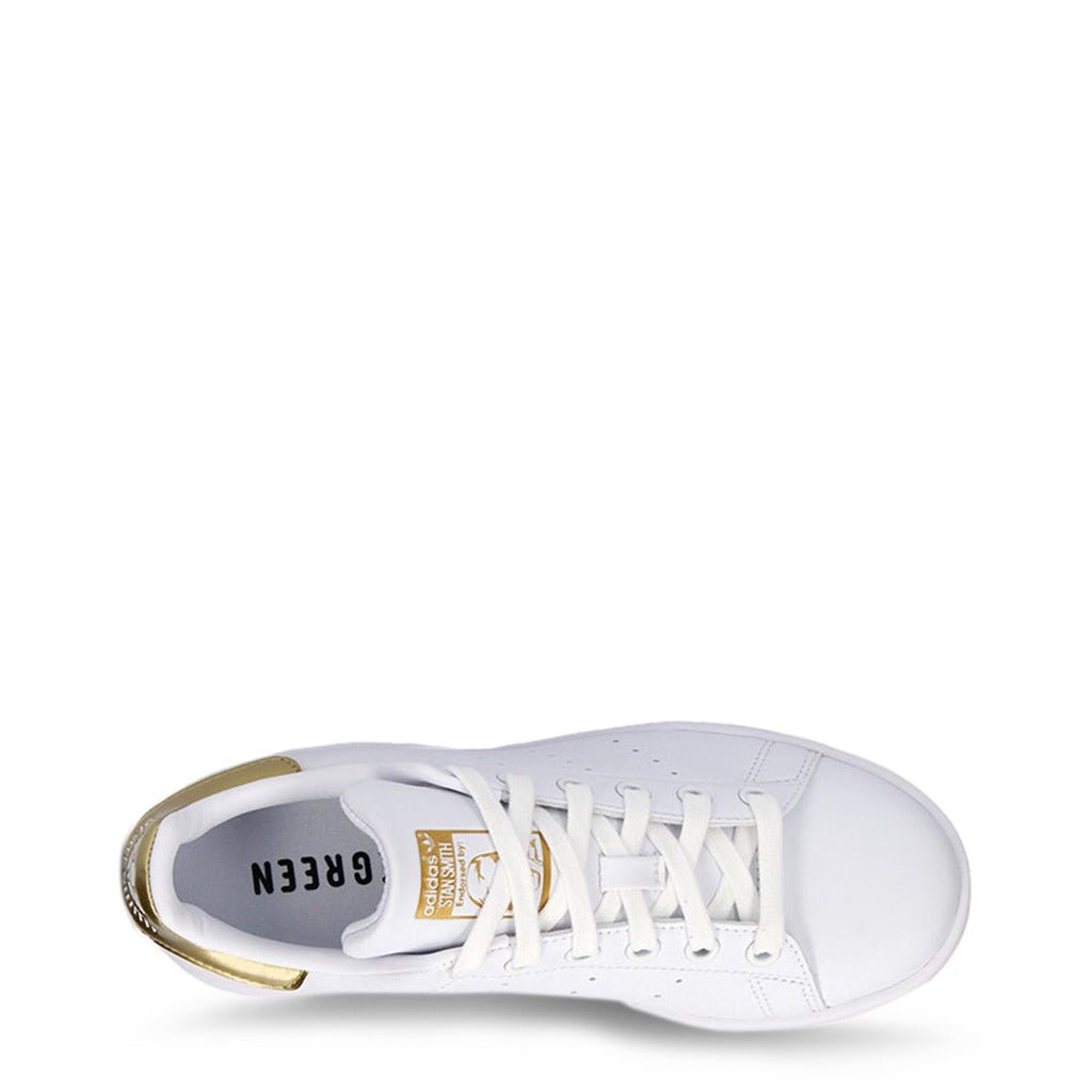 Adidas Originals Stan Smith Cloud White/Cloud White/Gold Metallic Wome –  Becauze