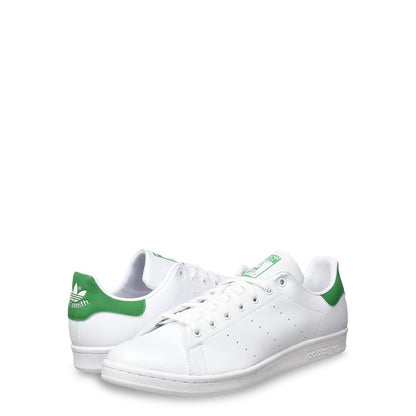 Adidas Originals Stan Smith Cloud White/Cloud White/Green Men's Shoes FX5502 - Becauze