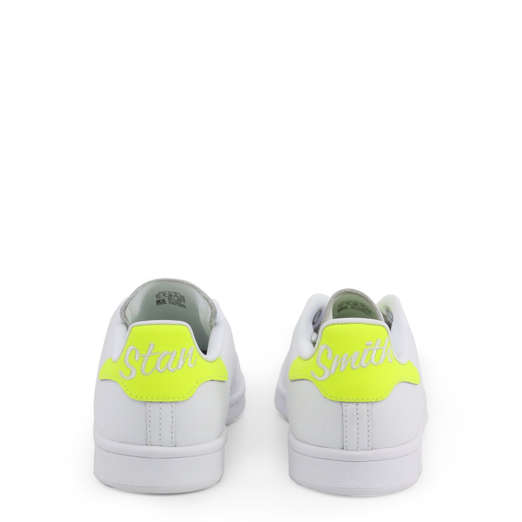 Adidas Originals Stan Smith Cloud White/Solar Yellow Men's Tennis Shoes EE5820 - Becauze