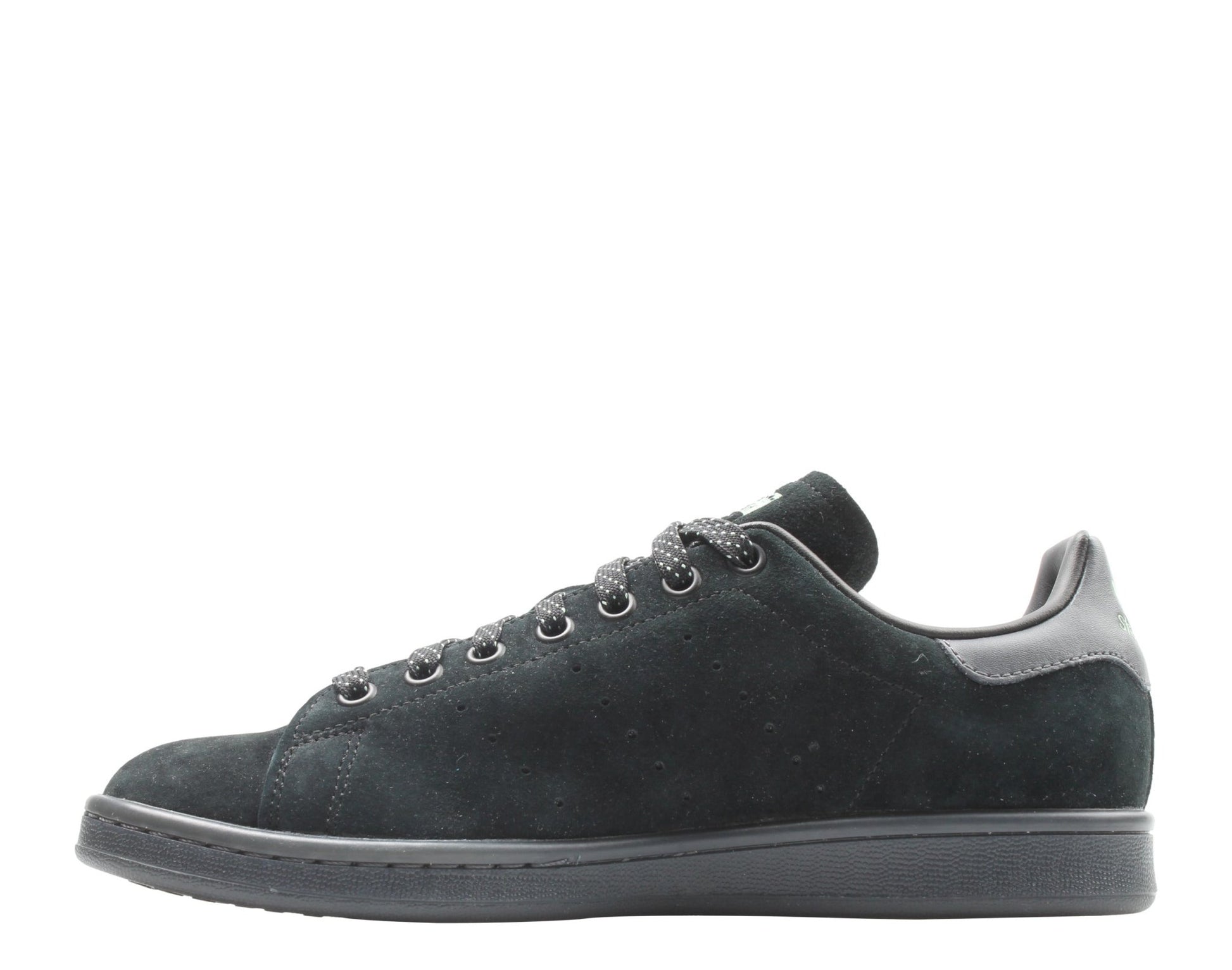 Adidas Originals Stan Smith Core Black/Blush Green Men's Tennis Shoes FW2640 - Becauze