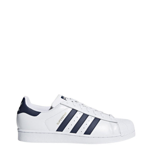 Adidas Originals Superstar White/Collegiate Navy Basketball Shoes CM8082 - Becauze