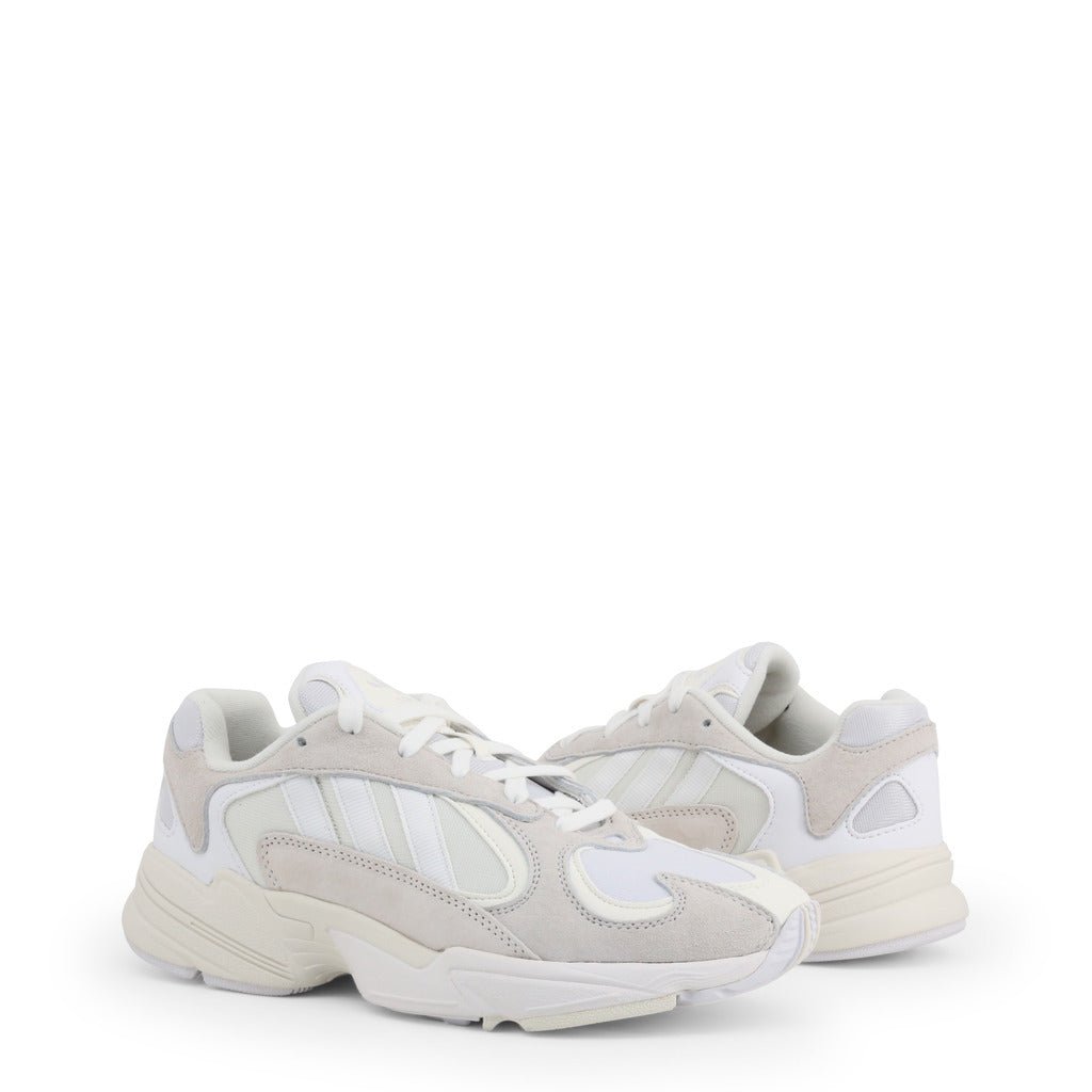 Adidas Originals Yung-1 Cloud White/Cloud White/Cloud White Shoes B37616 - Becauze