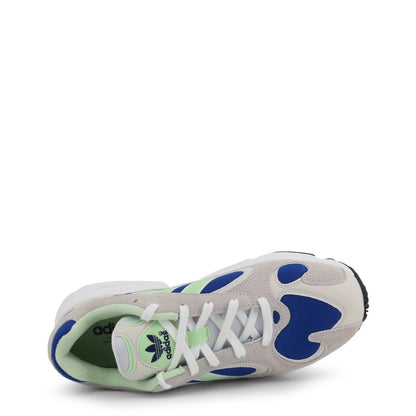 Adidas Originals Yung-1 Cloud White/Glow Green Running Shoes EE5318 - Becauze