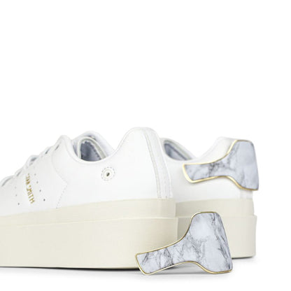 Adidas Stan Smith Bonega Cloud White/Cloud White/Gold Metallic Women's Shoes GY1493 - Becauze