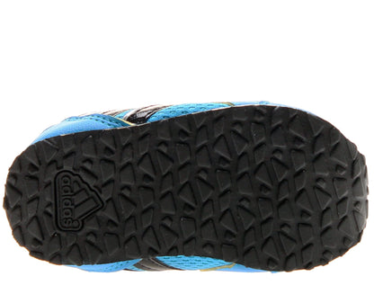 Adidas Streetrun VII I Solar Blue/Black/Solar Slime Toddler Kids Running Shoes - Becauze