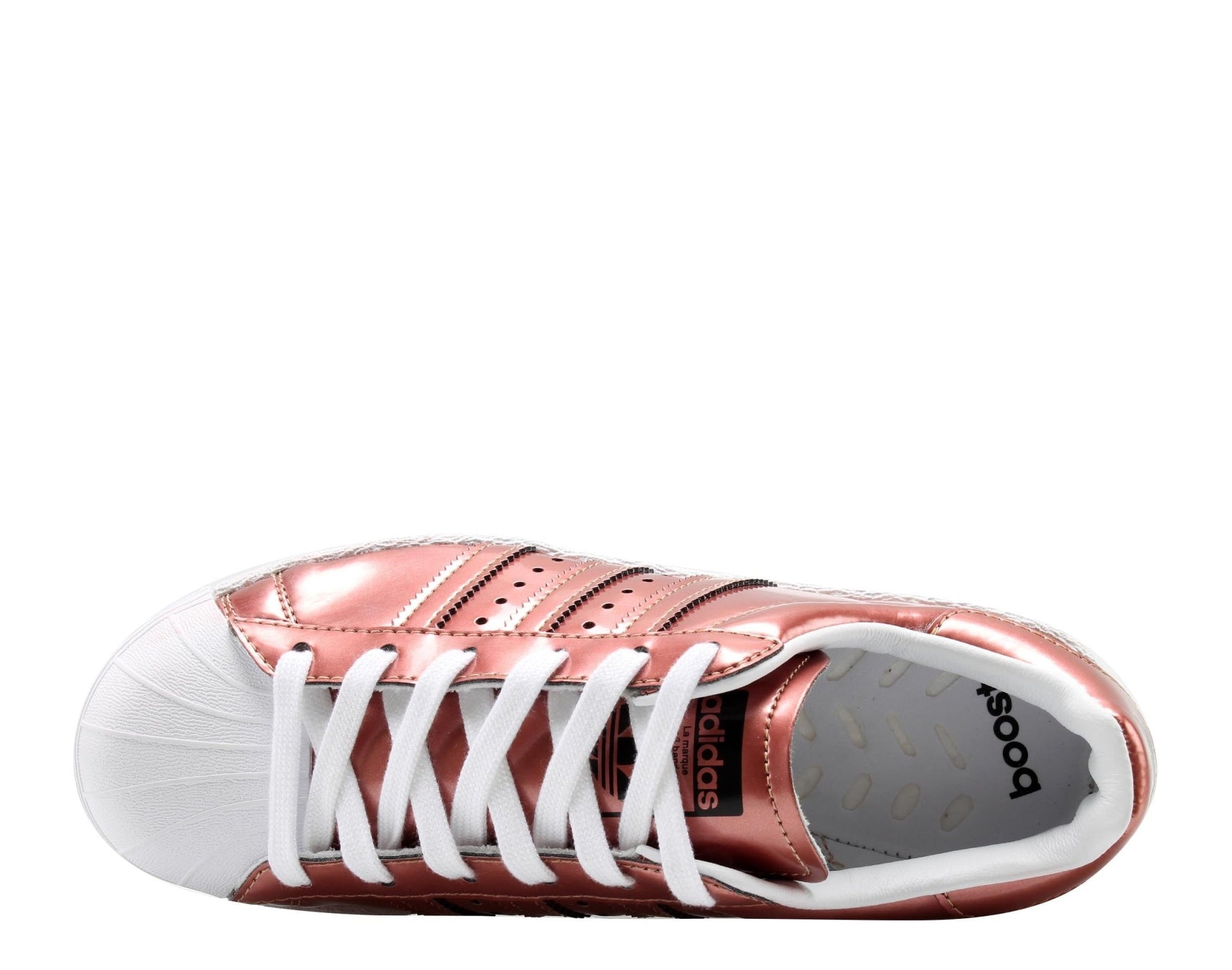 Adidas Superstar Boost Copper Metallic Women's Basketball Shoes BB2270 - Becauze