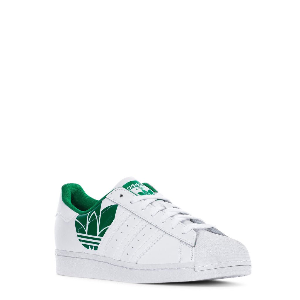 Adidas Superstar Cloud White/Cloud White/Green Men's Shoes FY2827 - Becauze
