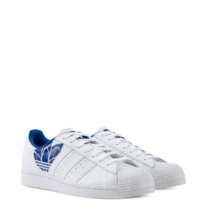 Adidas Superstar Cloud White/Cloud White/Royal Blue Men's Shoes FY2826 - Becauze