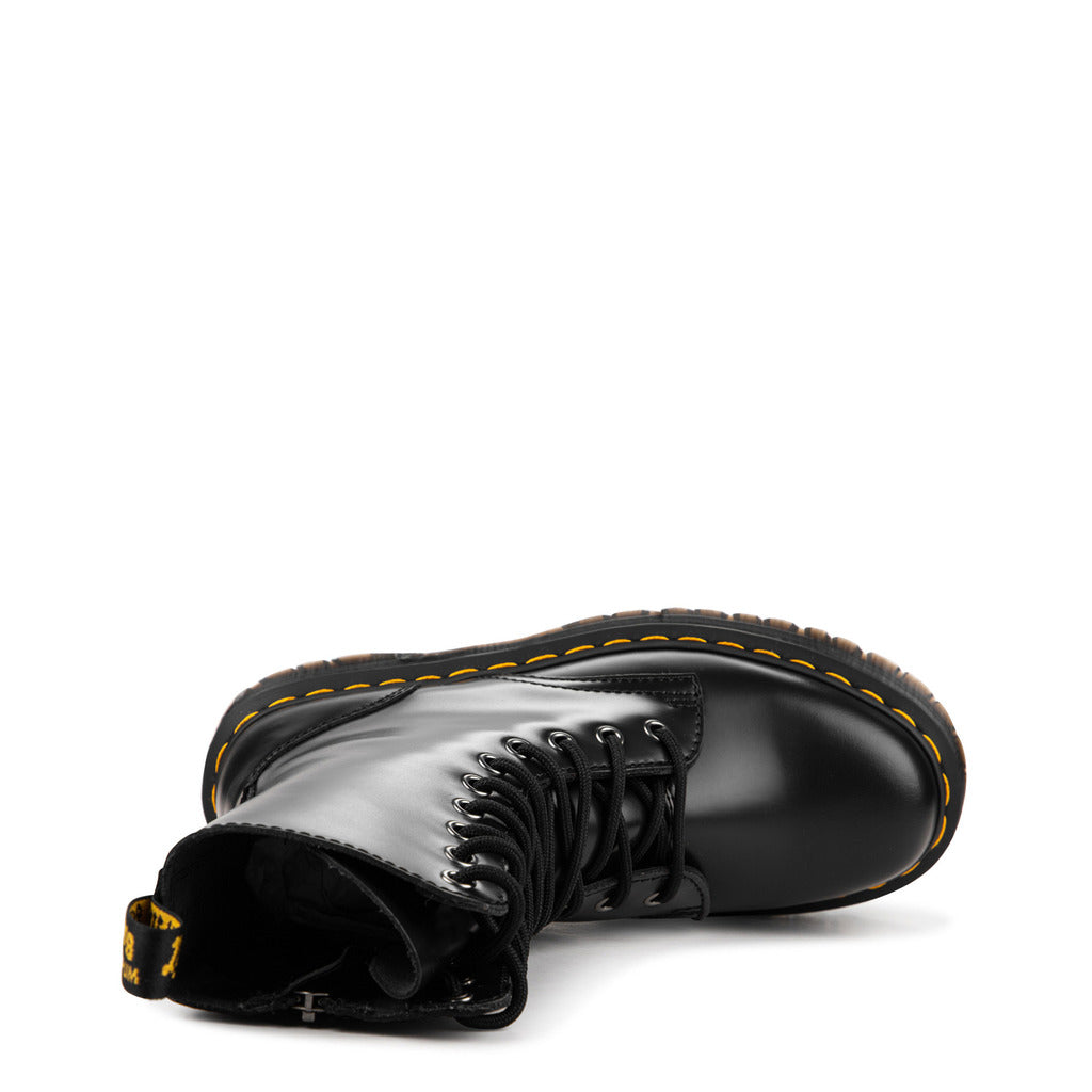 Dr. Martens Jadon Hi Leather Platform Black Polished Smooth Women's Boots 25565001