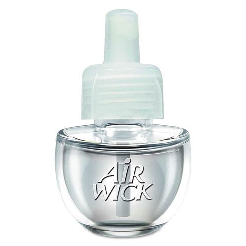 Air Wick Scented Oil Twin Refill, Fresh Linen, 0.67 oz, 2-Pack, 6-Carton 62338-82291 - Becauze