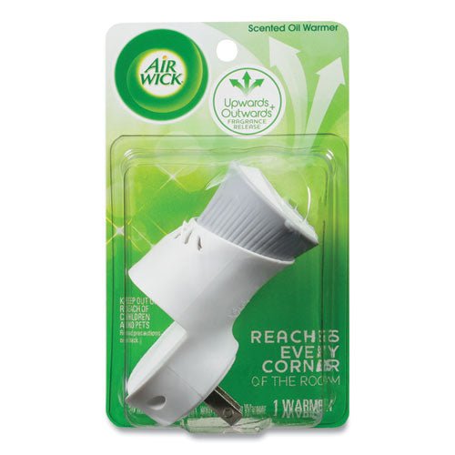 Air Wick Scented Oil Warmer, 1.75" x 2.69" x 3.63", White-Gray, 6-Carton 62338-78046 - Becauze