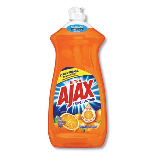 Ajax Dish Detergent Liquid Antibacterial Orange Scent 52 oz Bottle 49860 - Becauze