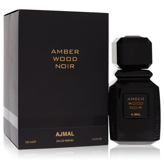 Ajmal Amber Wood Noir by Ajmal - (3.4 oz) Unisex Eau De Parfum Spray - Becauze