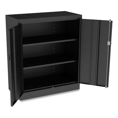 Alera Economy Assembled Storage Cabinet, 36w x 18d x 42h, Black CME4218BK - Becauze