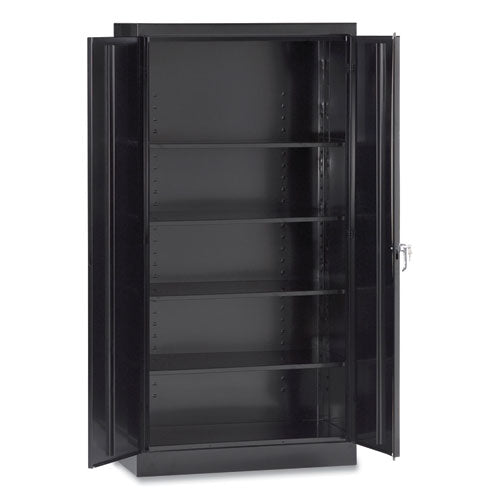 Alera Economy Assembled Storage Cabinet, 36w x 18d x 72h, Black CME7218BK - Becauze
