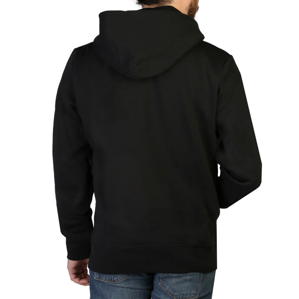 Tommy Hilfiger Logo Flex Fleece Hoodie Black Men's Sweatshirt MW0MW29301-BDS