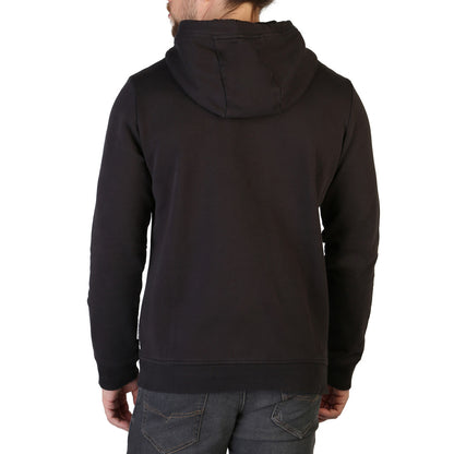 Napapijri Bellyn Black Pullover Hoodie Men's Sweatshirt NA4EZS-041