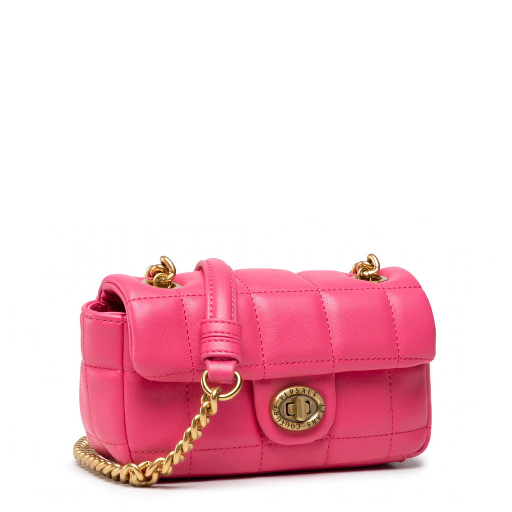 Versace Jeans Couture Quilted Pink Women's Shoulder Bag 71VA4BB3-ZS061-455