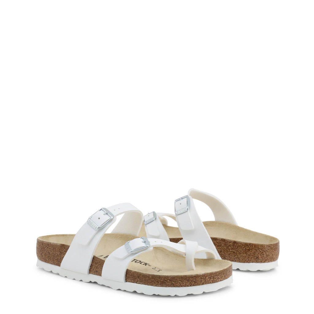Birkenstock Mayari Birko-Flor White Sandals 0071051 Regular Width