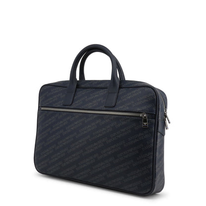 Emporio Armani Polyester Indigo Men's Briefcase Y4P092YLO7E182720