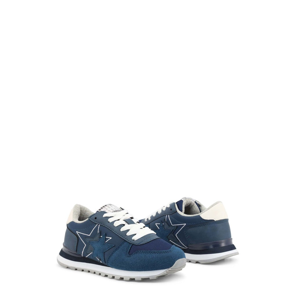 Shone Triple Star Navy Blue Boys Shoes 617K-016