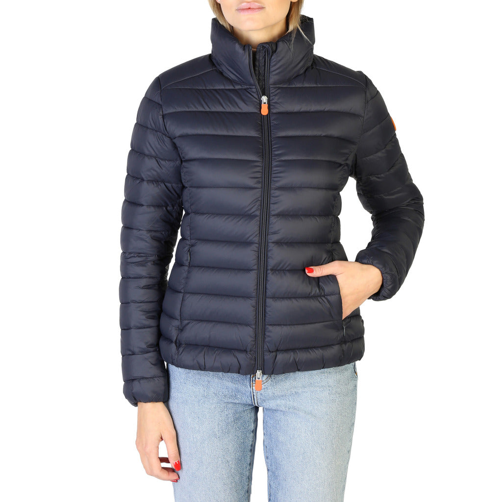 Save The Duck Carly Blue/Black Women's Puffer Jacket D39760W-GIGA15-90010