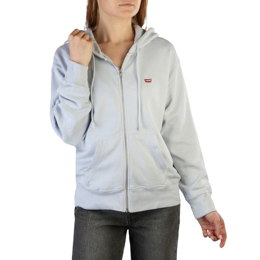 Levi's Standard Zip Up Hoodie Arctic Ice Women's Sweatshirt A07770006