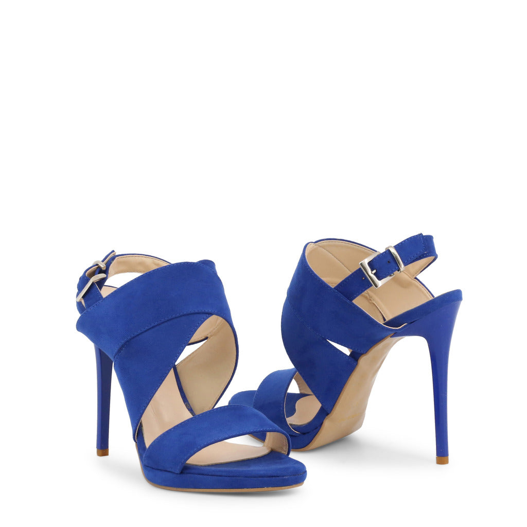 Arnaldo Toscani Ankle Strap Faux Suede Women's Pumps 1218021-BLUE