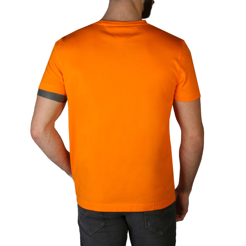 Tommy Hilfiger Logo Tape Orange Men's T-Shirt MW24549-SGH