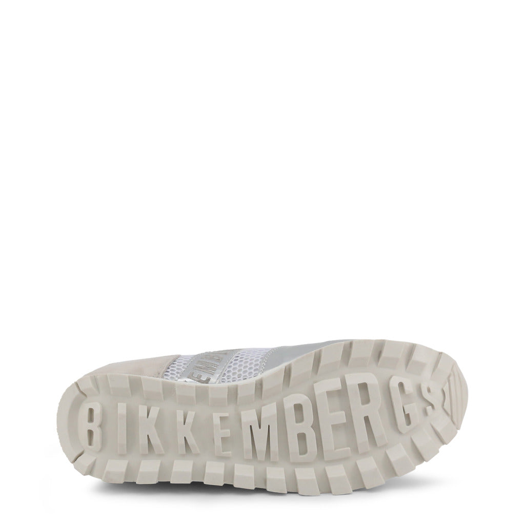 Bikkembergs FEND-ER 2087 Mesh White/Silver/White Women's Casual Shoes