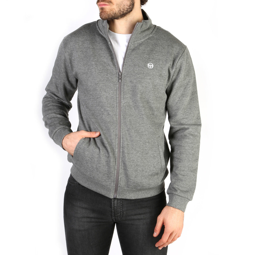 Sergio Tacchini Full Zip Grey Men's Sweatshirt 103-10012_0004