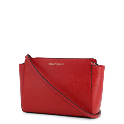 Emporio Armani Red Faux Leather Women's Crossbody Bag Y3B084YH15A88158