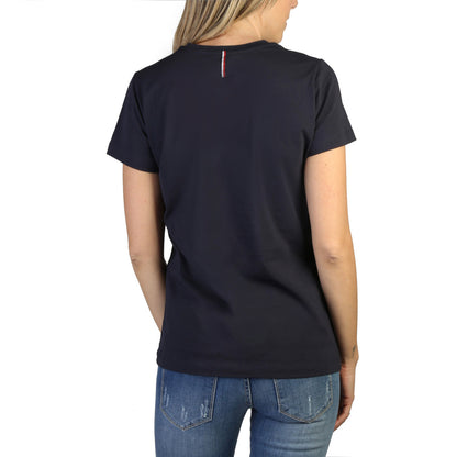 Tommy Hilfiger Equestrian Embroidery Logo Desert Sky Women's T-Shirt TH10064-004