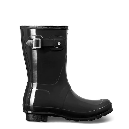 Hunter Original Short Gloss Dark Olive Women's Rain Boots WFS1000RGL-DOV
