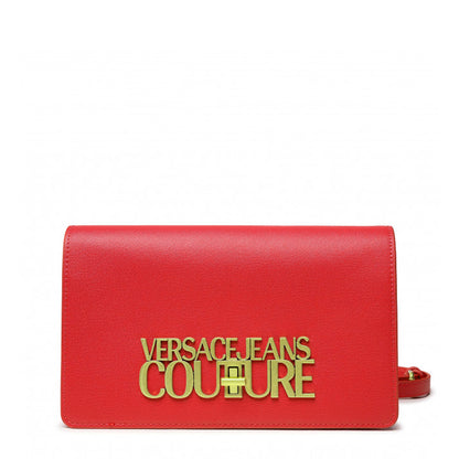 Versace Jeans Couture Gold Logo Red Women's Shoulder Bag 71VA4BL2-71879-500