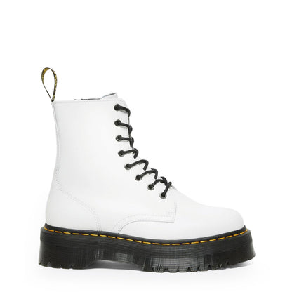 Dr. Martens Jadon Polished Smooth Leather White Boots 15265100