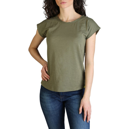 Yes Zee Cotton Olive Green Women's Top T207-S400-0905