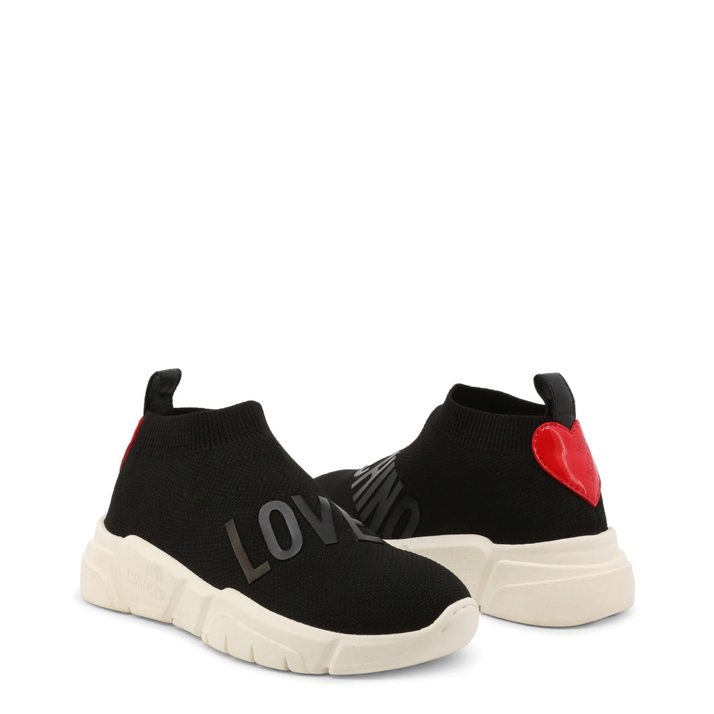 Love Moschino Logo Black Women's Shoes JA15113G1FIZ8000