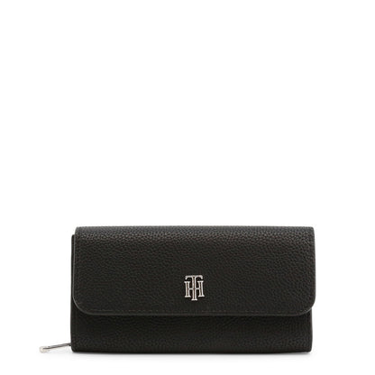 Tommy Hilfiger TH Monogram Large Phone Black Women's Wallet AW0AW12079-BDS