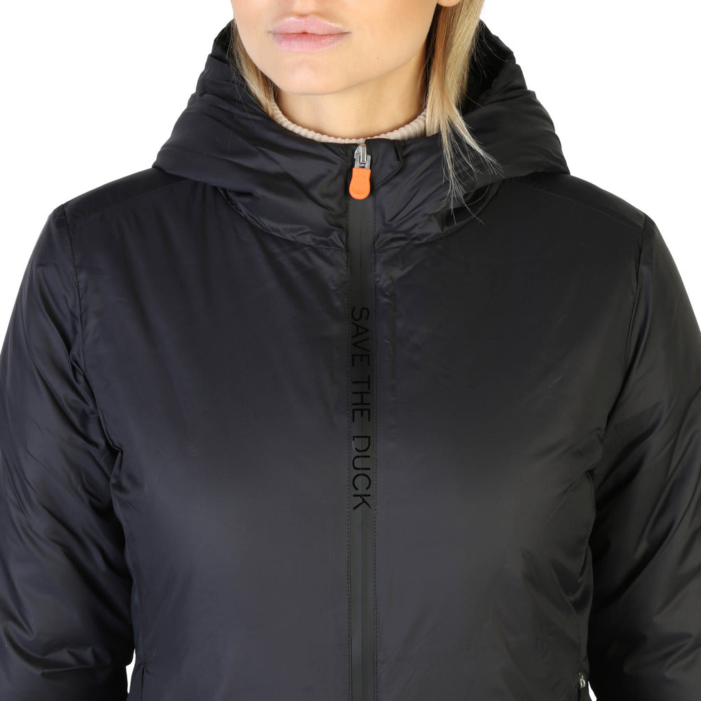 Save The Duck Ruth Hooded Black Women's Jacket D30962W-GIRE15-10000