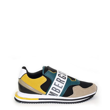 Bikkembergs Haled Slip-On Black/Green/Yellow Men's Sneakers 192BKM0053003