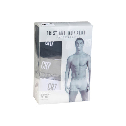 Cristiano Ronaldo CR7 3-Pack Boxer Briefs White/Grey/Black Men's Underwear 8100-49-633