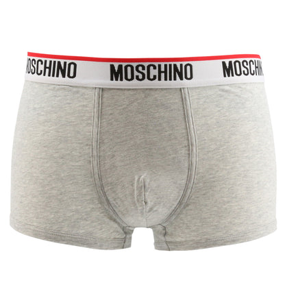 Moschino Logo Band 2-Pack Boxer Briefs Light Grey Men's Underwear A475181190489