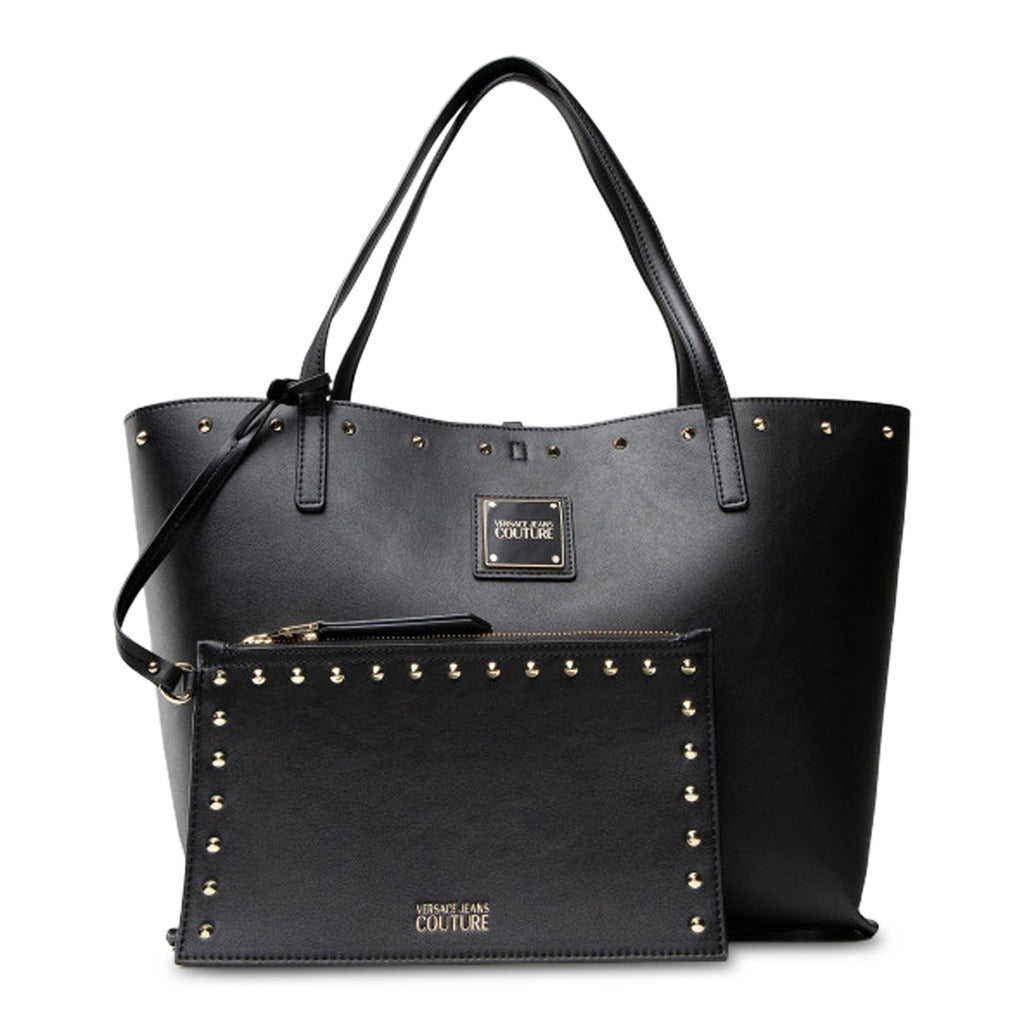 Versace Jeans Couture Studs with Pochette Black Women's Tote 71VA4BE4-71407-899