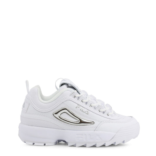 Fila Disputor 2 Metallic Accent White/Silver Women's Shoes 5FM00702-103